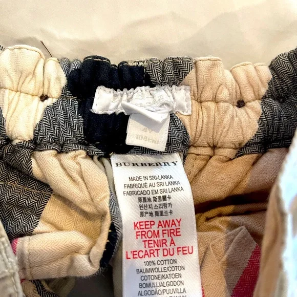 Burberry kids pants - Picture 4 of 7